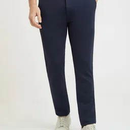 ColorPlus Men Smart Slim Fit Trousers-picture-20