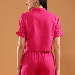 LIMEROAD Floral Embroidered Cotton Crop Top image 2