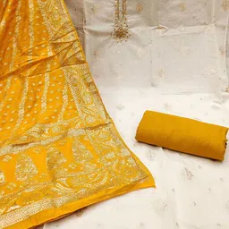 MANVAA Woven Design Unstitched Dress Material image 3