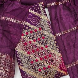 Mitera Embroidered Pure Cotton Unstitched Dress Material-picture-10