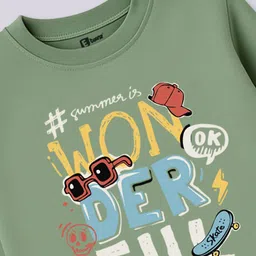 Eteenz Boys Typography Printed Sweatshirt image 3