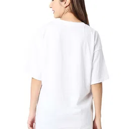 STATUS MANTRA Typography Printed Round Neck Pure Cotton T-shirt image 3