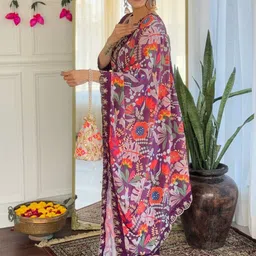 TWINS LADY Women Ethnic Motifs Embroidered Kurta with Trousers & With Dupatta Kurta Sets image 4