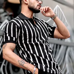 Maniac Men Polo Collar T-shirt image 3