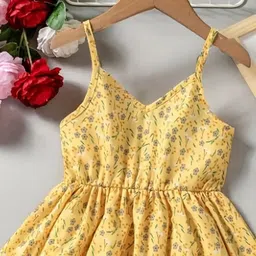YK Floral Print Fit & Flare Dress image 5