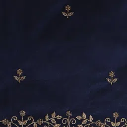 Anouk Checked Poly Chiffon Saree image 5