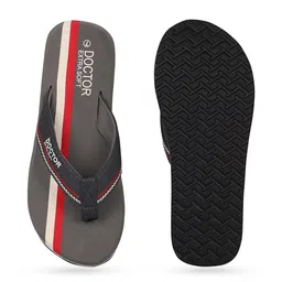 DOCTOR EXTRA SOFT Men Arrow Striped Orthopedic Thong Flip-Flops image 5