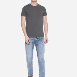 Greenfibre Men Grey Slim Fit T-shirt image 5