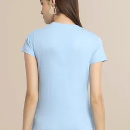 Fabflee Women Red & Blue Pack of 3 T-shirt image 5