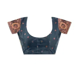 Anouk Rustic Ethnic Motifs Woven Design Banarasi Saree image 2