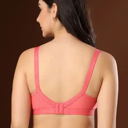PAAVKI Pack of 2 Seamless Non-Padded Full Coverage Bra image 2