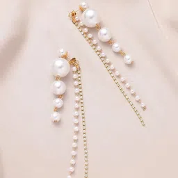 Celestique Pearls Spherical Shaped Korean Drop Earrings-picture-19