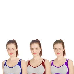 Samvar Multi Cotton Non-Wired Non Padded Minimizer Bra-picture-31