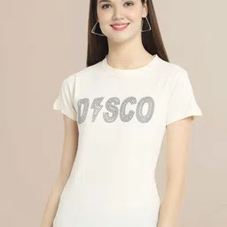 Metronaut Women Typography 3 T-shirt image 4