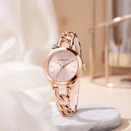 GIORDANO Women Round Dial & Stainless Steel Straps Analogue Watch GZ-60087-33-picture-15