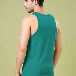 BAESD Printed Scoop Neck Cotton Gym Vest image 4