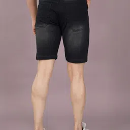 NIVASU Men Washed Denim Shorts image 4
