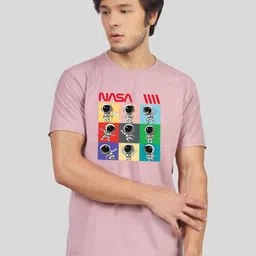 Greylongg Men Typography Printed Applique T-shirt-picture-14