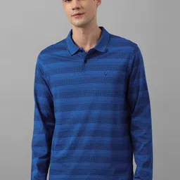 Allen Solly Geometric Printed Polo Collar Pure Cotton T-shirt-picture-34