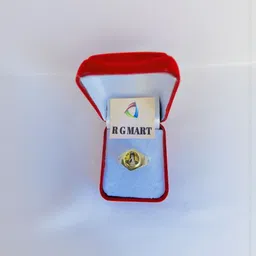 R G MART Unisex Gold-Plated Brass Finger Ring-picture-16