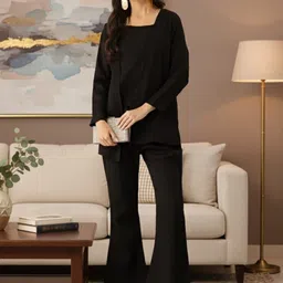 SZN Printed Square Neck Tunic With Trousers Co-Ords image 5