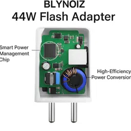 BLYNOIZ 44 W PD 4 A Wall Charger for Mobile with Detachable Cable image 4