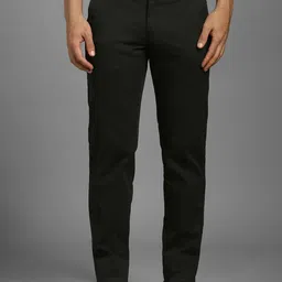 Louis Philippe Sport Men Textured Slim Fit Trousers-picture-32