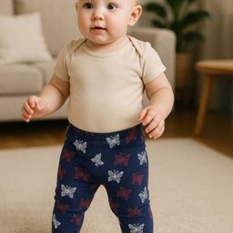 Kryptic Girls Printed Pure Cotton Track Pants-picture-7