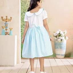 BAESD Peter Pan Collar Fit & Flare Dress image 3