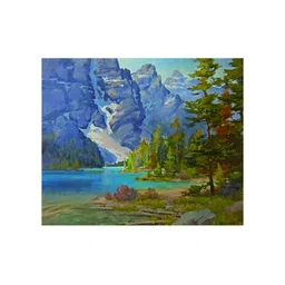 Inephos Blue & Green Nature Scenic Wall Art-picture-39