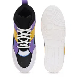 HERE&NOW Men Mid-Top Lace-Ups Sneakers image 5