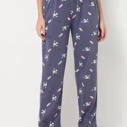 Smarty Pants Women Printed Cotton Relaxed-Fit Lounge Pants-image-77