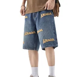 KPOP Men Typography Shorts-picture-31