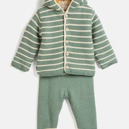 JWAAQ Kids Striped Hooded Sweater With Jogger-picture-22
