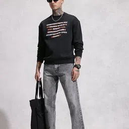 WROGN Typography Printed Sweatshirt image 3