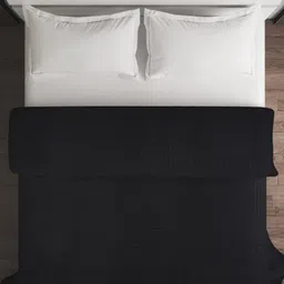 Home Centre Ecliptic Saga Black Cotton 120 GSM Double Bed Quilt image 3