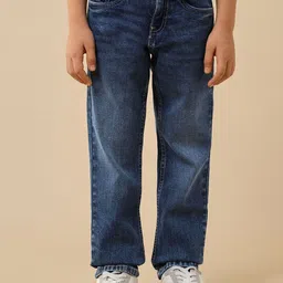 U.S. Polo Assn. Kids Boys Cotton Relaxed Fit Mid-Rise Light Fade Stretchable Jeans-picture-20