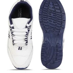 PENNEN Men Mesh White Casual Shoes image 4