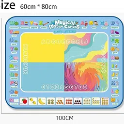 climberty Magic Water Doodle Mat for Kids Large Reusable Graffiti Drawing Board Creative image 4
