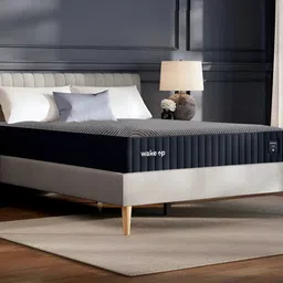 Wakeup India Imperious White & Black Medium Firm Spine Align Orthopedic King Size Mattress image 3