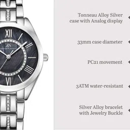 KENNETH SCOTT Women Dial & Bracelet Style Straps Analogue Watch K23510-SBSB image 5
