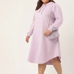 theRebelinme Women Plus Size A-Line Midi Dress image 3