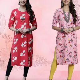 Ethnic basket Women Multicoloured Kurtas-picture-40