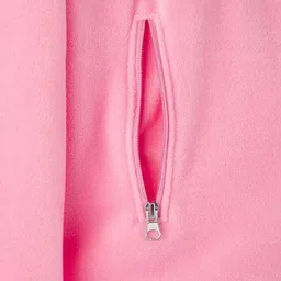 Trendyol Women Solid Mock Collar Long Sleeves Front-Open Sweatshirt image 3