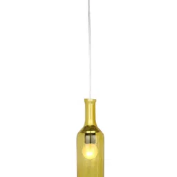 1ST TIME Yellow Cylinder Shaped Ceiling Lamp image 1