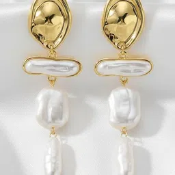 DressBerry Geometric Drop Earrings image 4