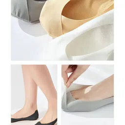 CrossKulture Women Pack Of 4 Shoe Liner Socks image 3