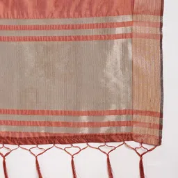 DWIJA FASHION Zari Border Kanjeevaram Saree With Contrast Border image 2