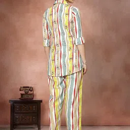 routes by all about you all about you Printed Floral Shirt with Trousers Co-Ords image 5