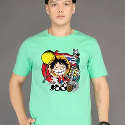 BRAWNY BATTLER Printed Round-Neck Pure Cotton T-Shirt-picture-12